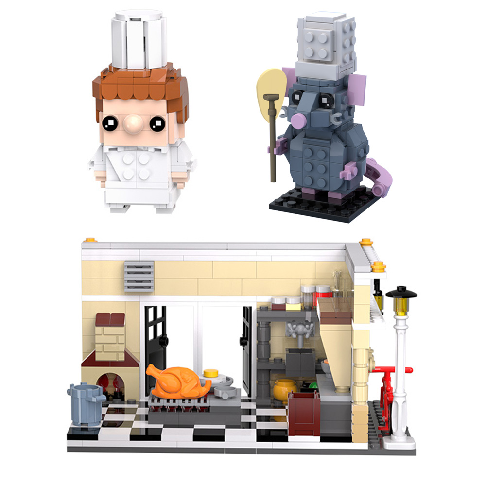 Kids Education Movies - MOC Remy De Rat Bricks Film