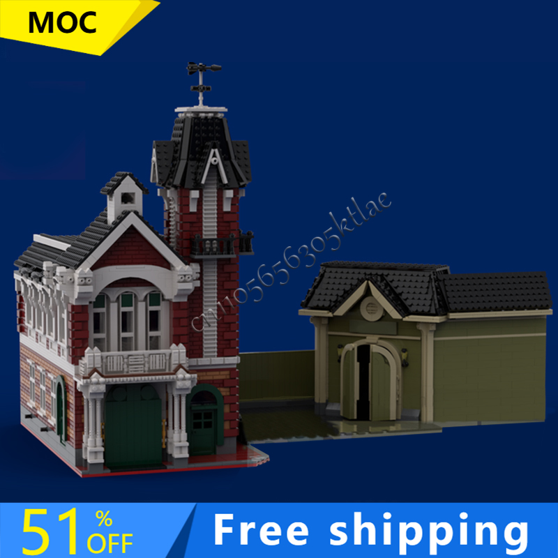 Kingdom Kids Education - 5172PCS MOC City Street Views Modulaire