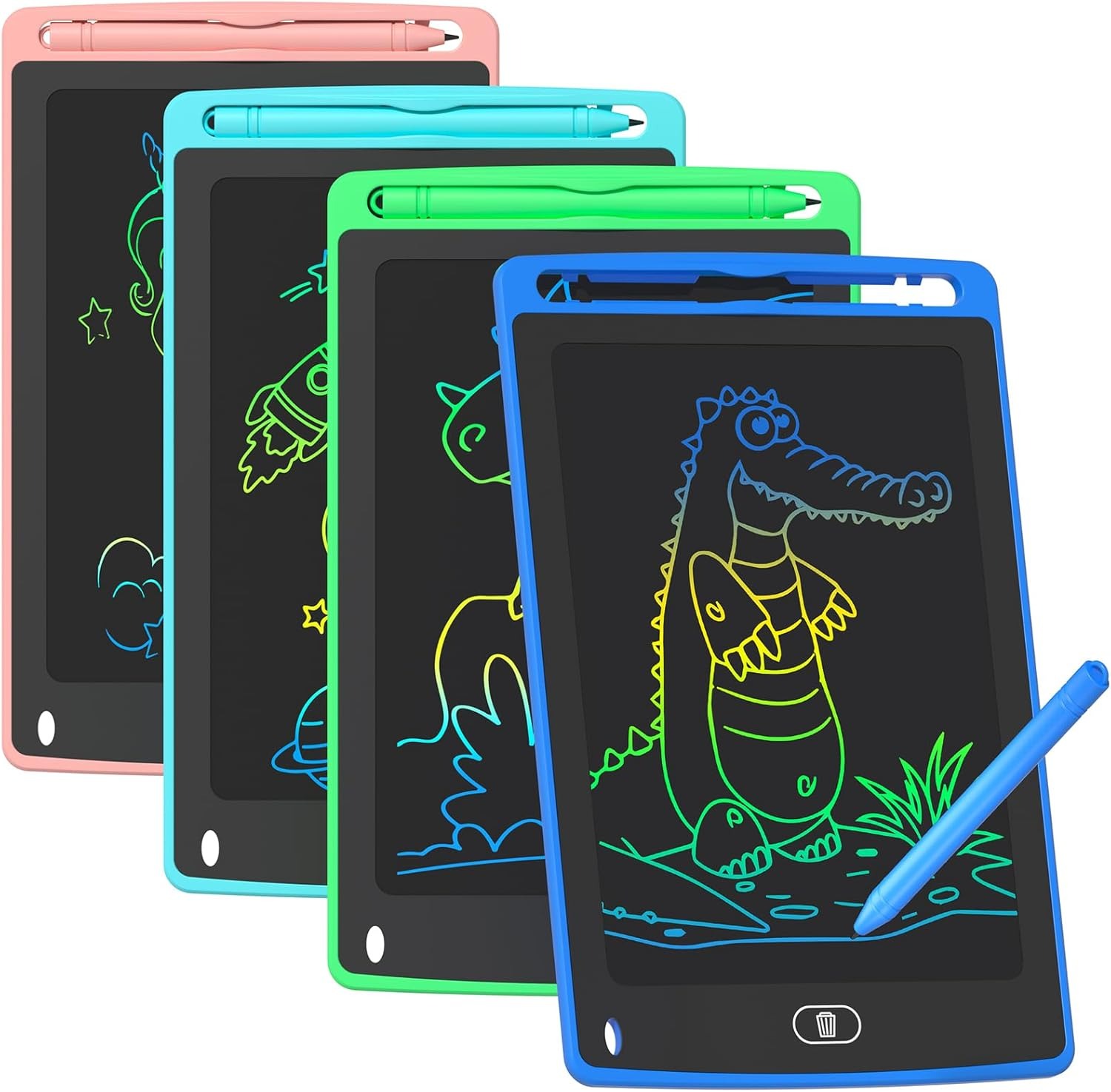 Kids Education Yes - Pack LCD-schrijftablet voor kinderen, 8,5 inch