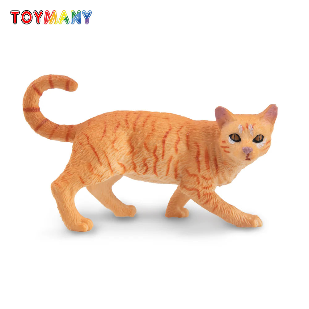 Kids Education Yes - Toymany Simulatie Striding Oranje Tabby Kat