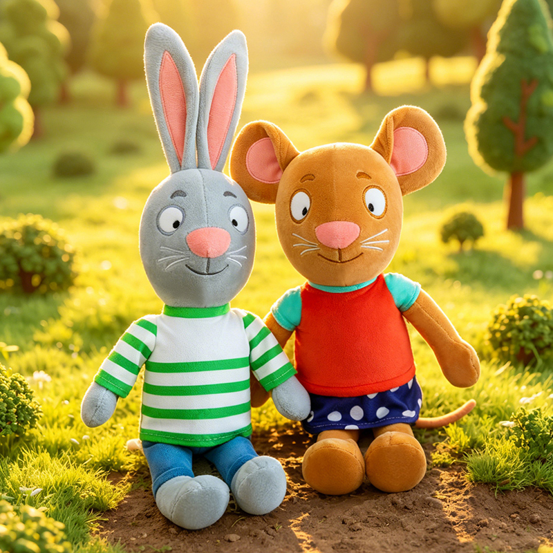 30/60cm Kawaii Pip en Posy Plu - Kids Education Movies recensie en prijs