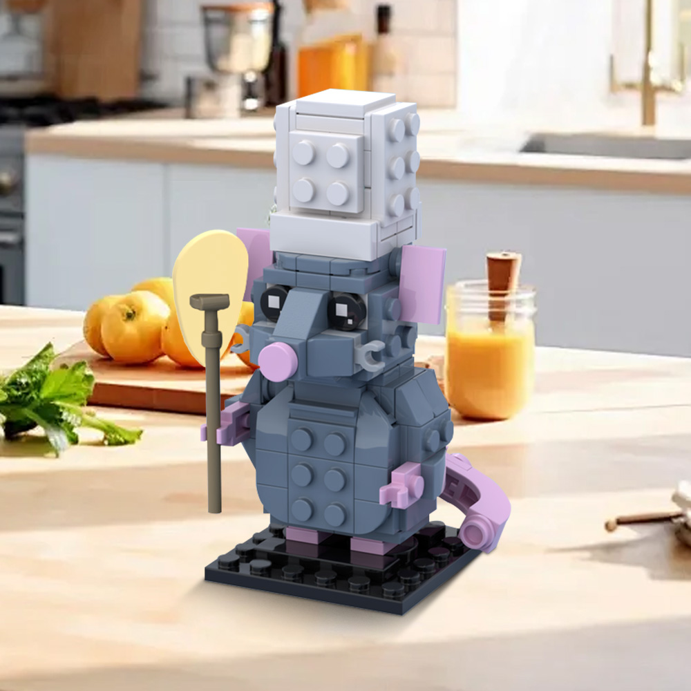MOC Remy De Rat Bricks Film Re - Kids Education Movies recensie en prijs