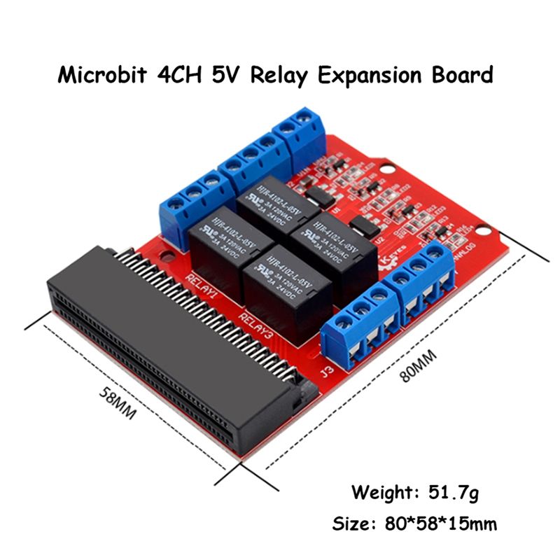TCE Microbit 4-kanaals relaism - Kids Education Channel recensie en prijs