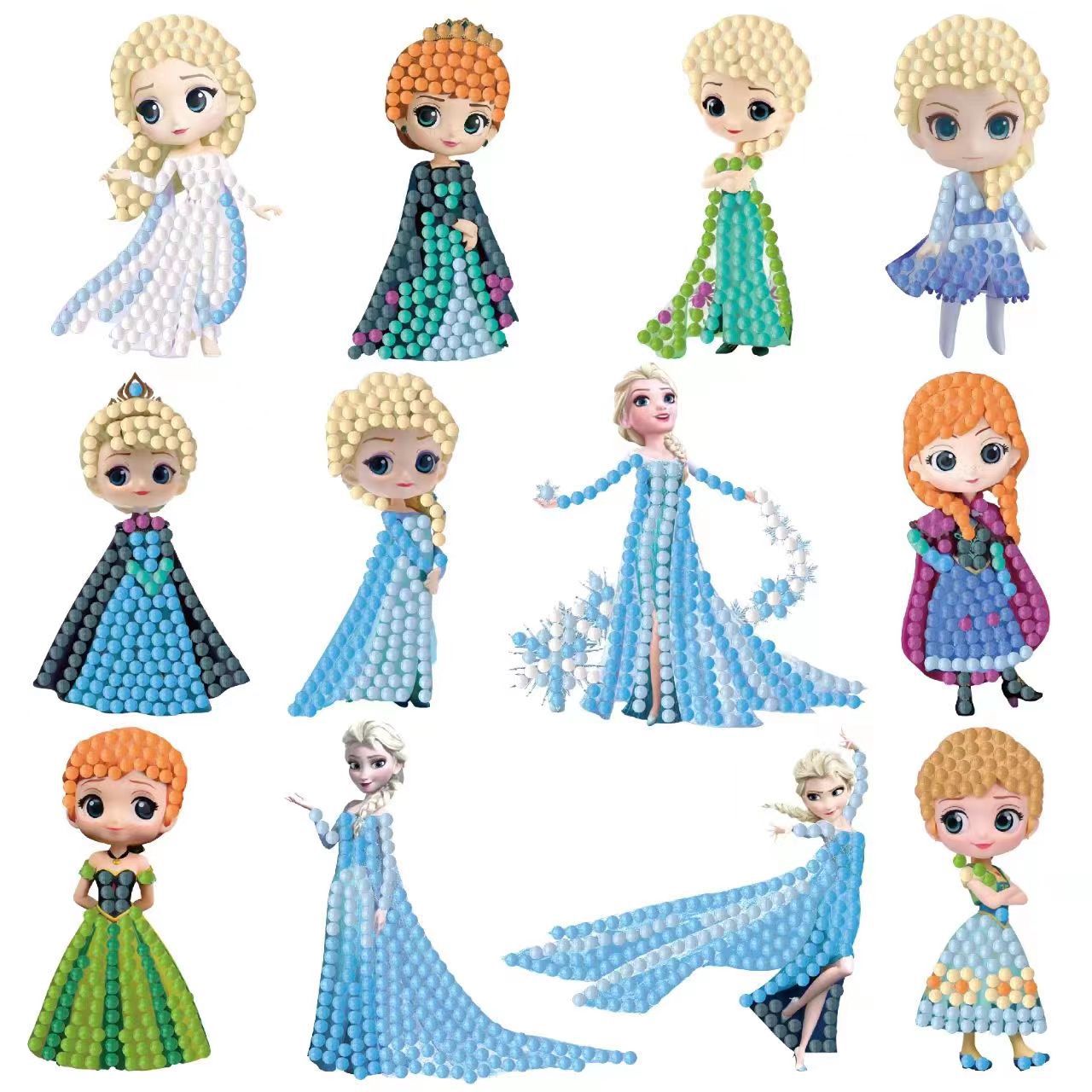 Cartoon Prinses 5D Diamant Sti - Kingdom Kids Education recensie en prijs