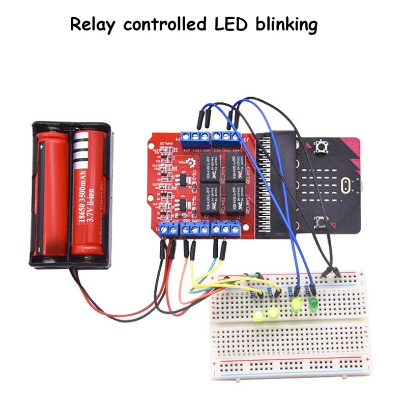 SCLS Microbit 4-kanaals relais - Kids Education Channel recensie en prijs