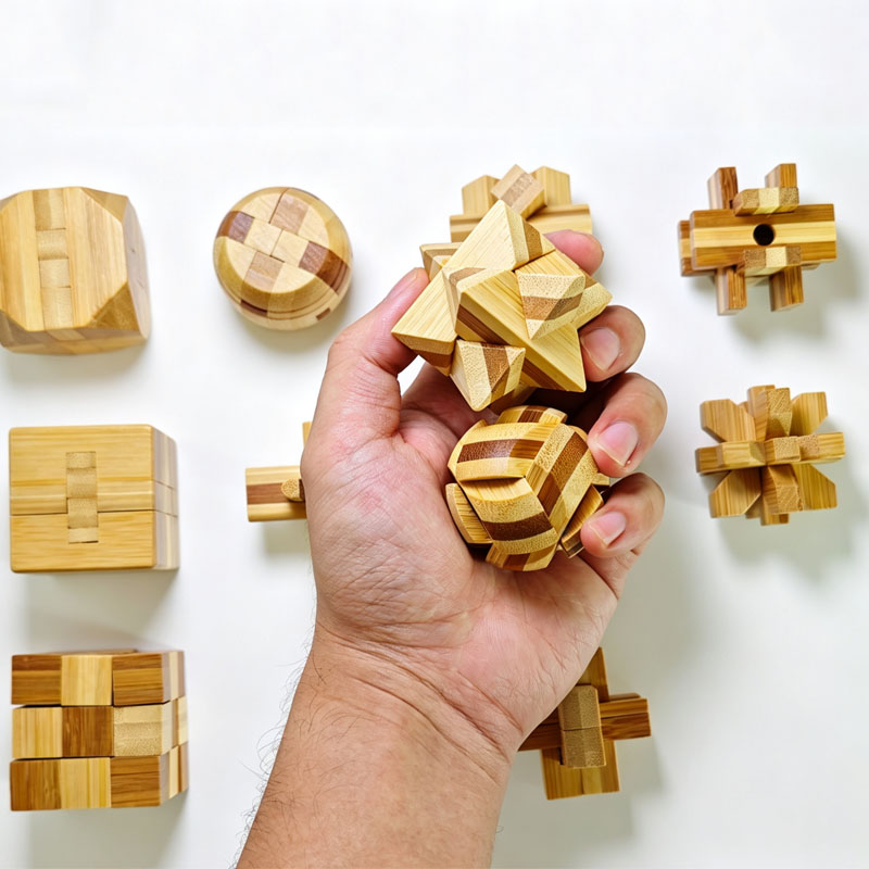 NIEUWE 4,5CM Lu Ban Slotpuzzel - Kids Education Yes recensie en prijs
