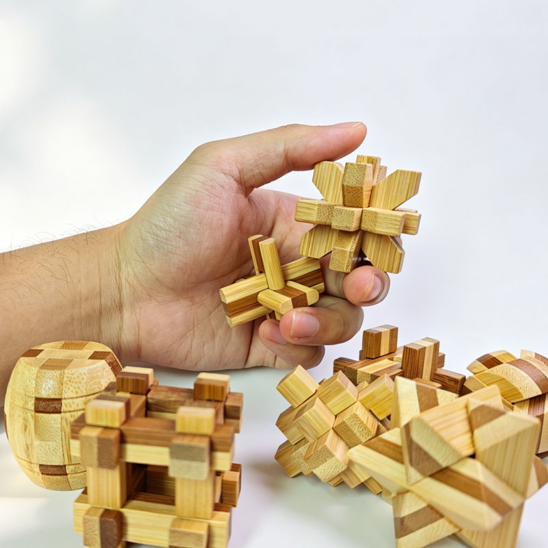 NIEUWE 4,5CM Lu Ban Slotpuzzel - Kids Education Yes recensie en prijs