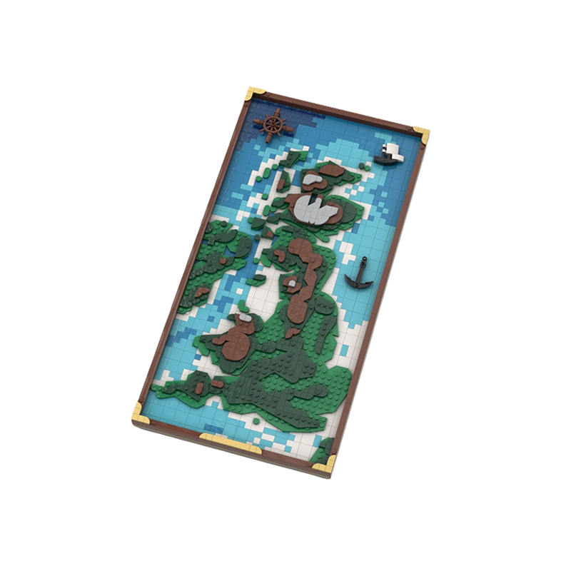 1509 stuks MOC Topografische k - Kingdom Kids Education recensie en prijs