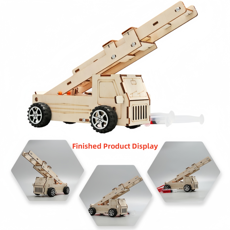 DIY houten ladder brandweerwag - Kids Education Tools recensie en prijs