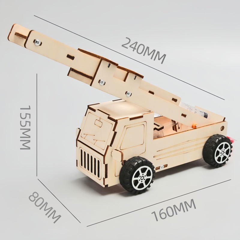 DIY houten ladder brandweerwag - Kids Education Tools recensie en prijs
