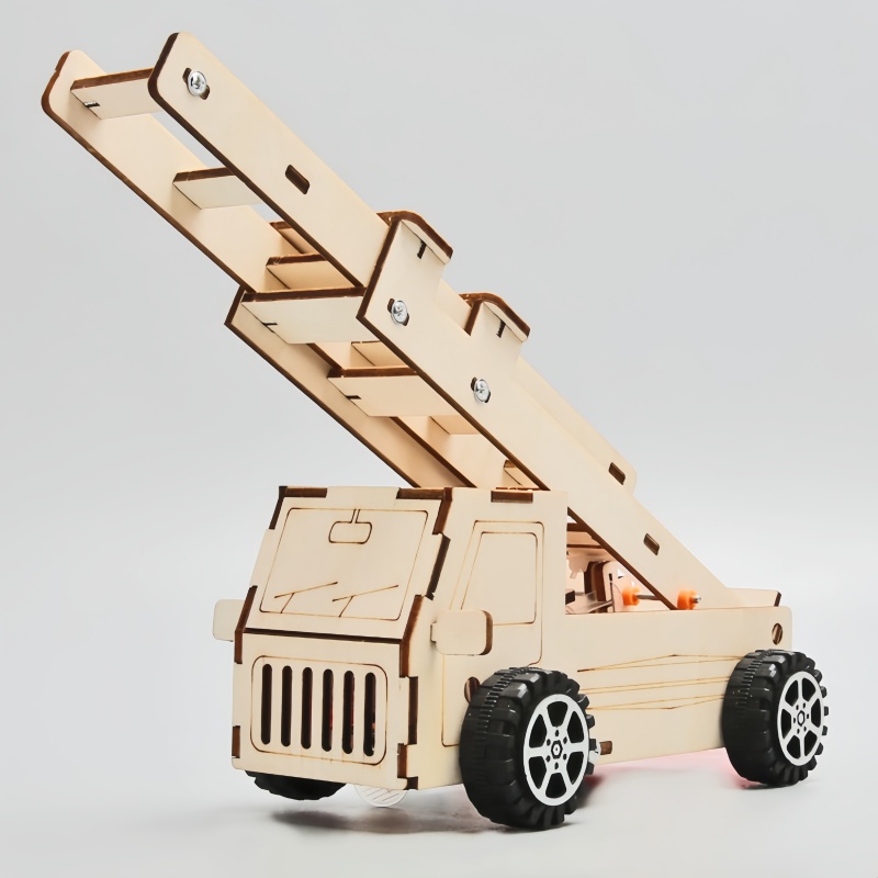 DIY houten ladder brandweerwag - Kids Education Tools recensie en prijs