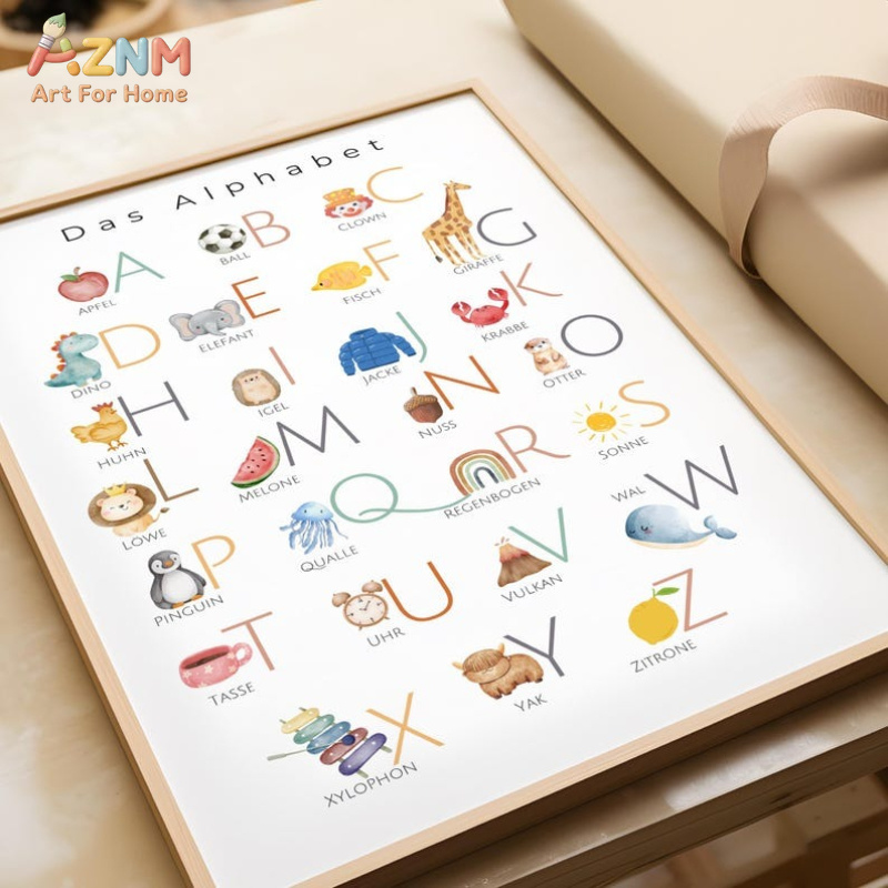 AZNM Duits alfabet cijfers can - Kids Home Education recensie en prijs