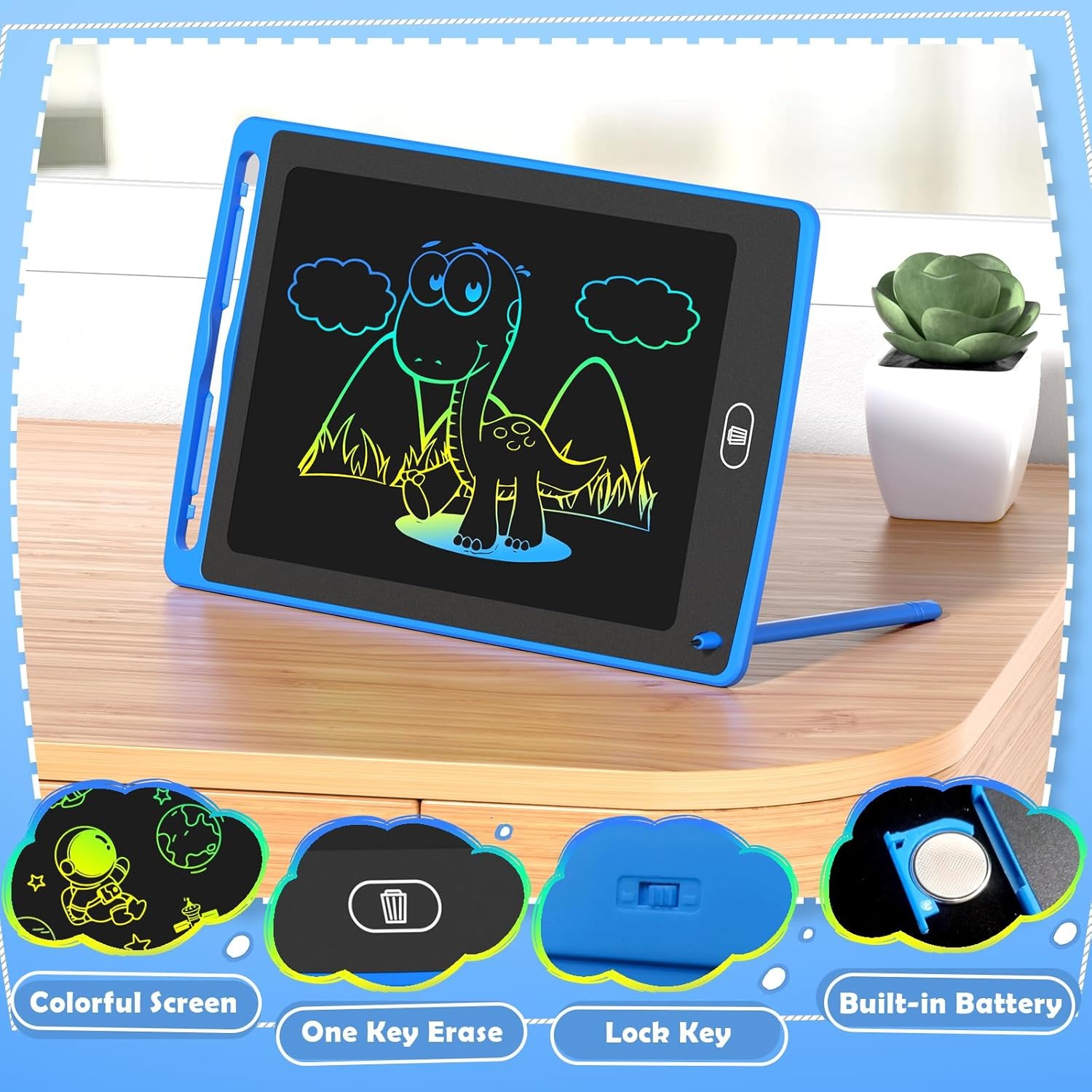 Pack LCD-schrijftablet voor ki - Kids Education Yes recensie en prijs