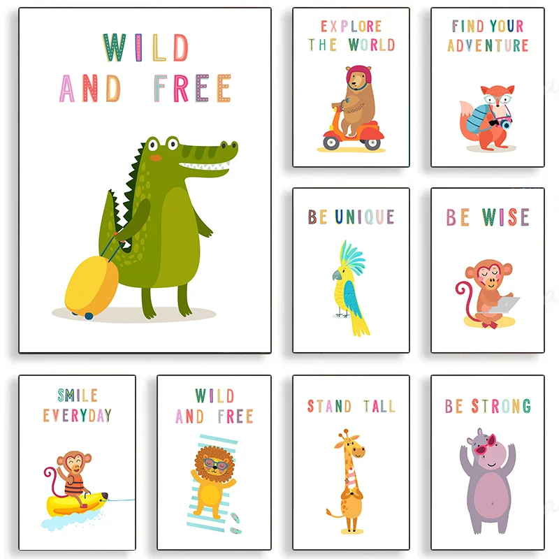 Canvas Print Muur Dieren Engel - Kids Education Yes recensie en prijs