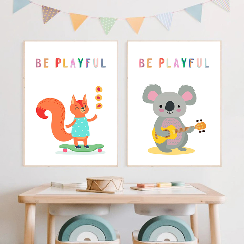 Canvas Print Muur Dieren Engel - Kids Education Yes recensie en prijs